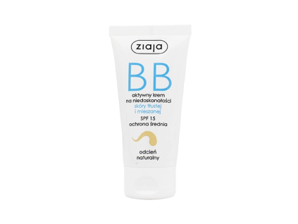 ziaja bb cream oily combination skin