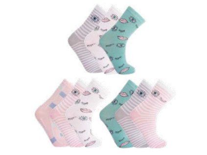 54329 (3 páry) (1 pack) (Barva mix)