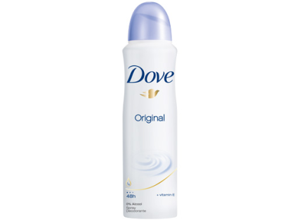 dove original anti perspirant 48h deospray
