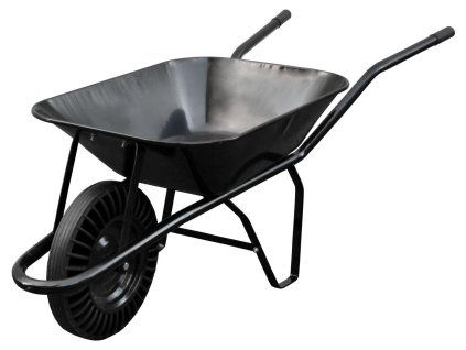 kolečko stavební 60l, plné, nosnost 100kg