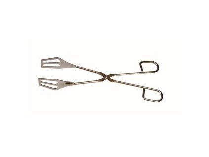 kleště servírovací plocha+plocha 23cm nerez
