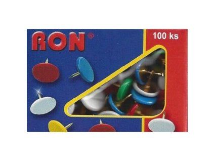 připínáček 224 barevná hlava (100ks)
