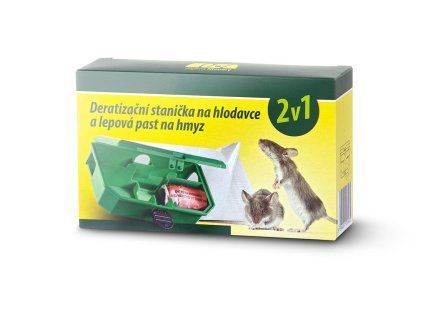 stanička deratizační na hlodavce 2v1