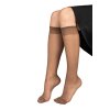 podkolenky NYLON knee-socks 20 DEN / 2 páry (Barva beige, Velikost uni)