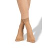 ponožky NYLON socks 20 DEN / 2 páry (Barva beige, Velikost uni)