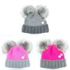 pletené čepice Ascona (Barva růžová/šedá, Velikost uni)