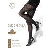 punčochové kalhoty vzorované Giorgia 80 DEN (Barva nero, Velikost S.)
