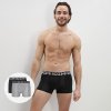DIM COTTON 3D FLEX AIR BOXER 2x - Pánské boxerky 2ks - šedá - černá (Velikost M)