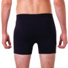 COTTON BOXER - Volné pánské bavlněné boxerky - černá (Velikost M)
