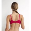 DIM GENEROUS COTTON BIO BRA - Dámská podprsenka z bio bavlny - červená (Velikost 75 D)