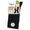 COTTON MAXX MEN SOCKS - Pánské bavlněné ponožky - černá (Velikost 39 - 42)