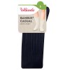 BAMBUS CASUAL SOCKS - Zimní bambusové ponožky - černá (Velikost 35 - 38)