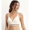 DIM ICONS PADDED TRIANGLE BRA - Dámská vyztužená podprsenka bez kostic - smetanová (Velikost 75 A)