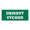 tabulka - ÚNIKOVÝ VÝCHOD 210x87mm samolepicí