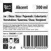 dóza AKCENT čtverc. 0,3l skl.+nerez víčko
