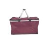 košík nákupní skládací TERMO 46x27x23cm Al+polyester ČRV