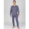 Pánské dlouhé pyžamo P ORFEUS (Velikost M)