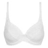 PLAYTEX FLOWER ELEGANCE RCS UNDERWIRE BRA - Dámská krajkovaná podprsenka s kosticí - bílá (Velikost 100 C)