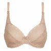PLAYTEX FLOWER ELEGANCE RCS UNDERWIRE BRA - Dámská krajkovaná podprsenka s kosticí - tělová (Velikost 100 C)