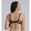 PLAYTEX UNDERWIRE BALCONETTE BRA - Dámská krajková podprsenka s kosticí - černá (Velikost 75 B)