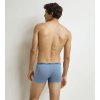 DIM COTTON STRETCH BIO BOXER 3x - Pánské boxerky z bio bavlny 3ks - šedá - modrá - černá (Velikost M)