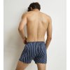 DIM COTTON STRETCH LOOSE BOXER 2x - Pánské volné boxerky 2 ks - tmavě červená - tmavě modrá (Velikost M)