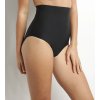 DIM MID WAIST BRIEF - Dámské formující kalhotky s vyšším pasem - černá (Velikost S)