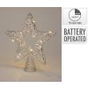 špička na stromek LED HVĚZDA 28cm STŘ s časovačem