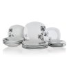 sada jídelní FLOREA square 18díl. porcelánová BÍ