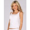 Dámský elastický top 7009 bílý (Velikost XXL)
