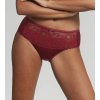PLAYTEX FLOWER ELEGANCE RCS MIDI BRIEF - Dámské krajkové kalhotky - tmavě červená (Velikost S)