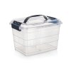 box úložný VILARD 8,5l,31x24x21cm,víko,klip,madlo,PH TRA/KOUŔ