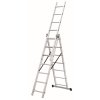 žebřík Al un. 3d. 8př. 5,09m nosnost 150kg