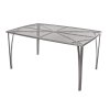 stůl zahradní 150x90x72cm ocel