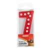 svíčka číslo 7, 5x3cm MY PARTY New