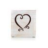 krabička dekorační HEART 13x13x14cm