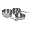 ešus 3díl. (15cm,13cm,víko) nerez STORE LINE 1