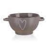 miska 14cm HEART mix barev keramická