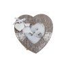 fotorámeček LACEWORK SRDCE s krajkou 15x15cm