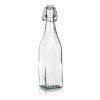 láhev s pákovým uzávěrem 500ml hranatá skleněná YARA