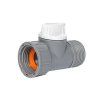 adaptér s ventilem, vnitřní a vnější závit 3/4", WL-2232, WHITE LI