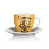 šálek + podšálek 90ml PREMIUM COFFEE keramický