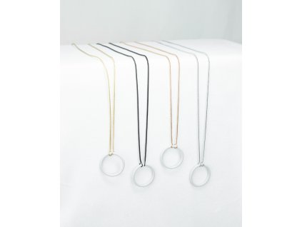 Náhrdelník Karma šedá