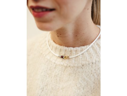 Náhrdelník Simply bílý