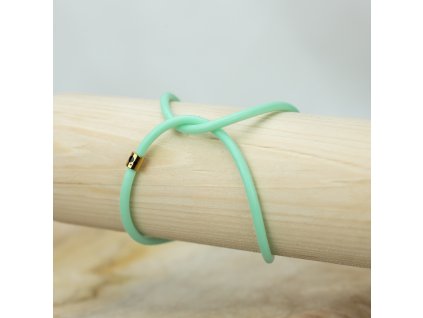 Náramek Nekonečno mint- připínací
