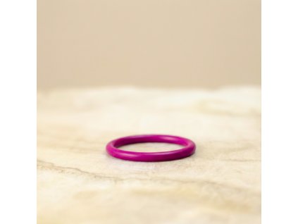 Prstýnek Single - purpurový