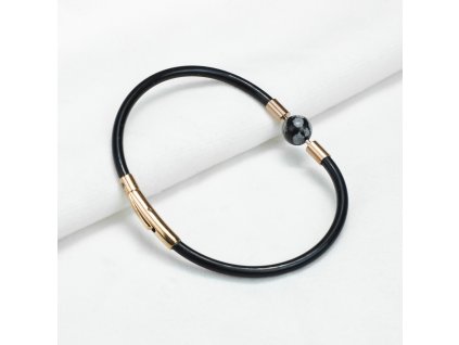 Náramek Vesmír - obsidián