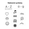 nabízené symboly