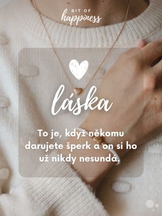 Láska má mnoho podob a my jsme moc rádi, že u nás vybíráš šperky, které tě provází každým dnem. ✨ Měj kouzelného...