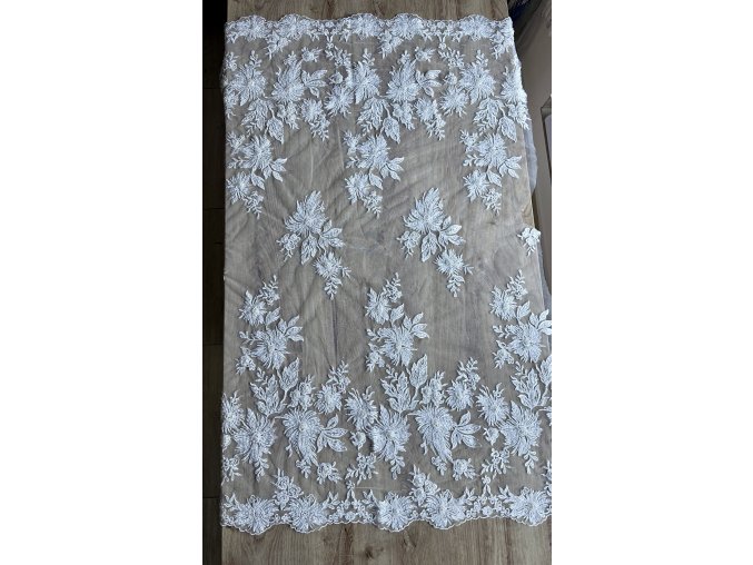 Svatební krajka Josefína, light ivory